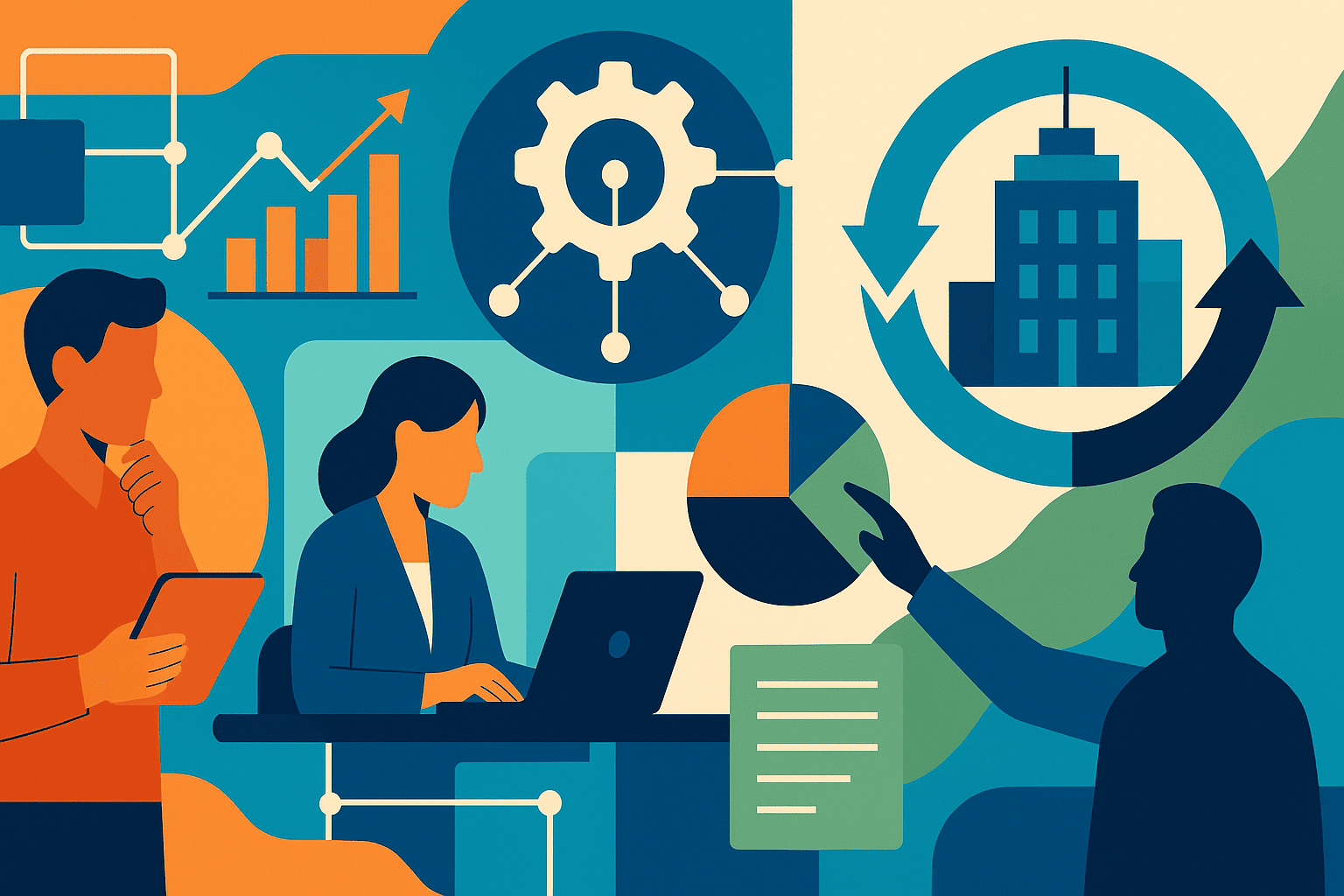 Automatización y eficiencia: Pilares del éxito digital moderno.